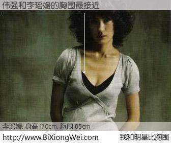 #我和明星比胸围# 身高 170cm，胸围 85cm，理所当然，伟强与韩国演员李瑶媛的胸围最接近！有图有真相：