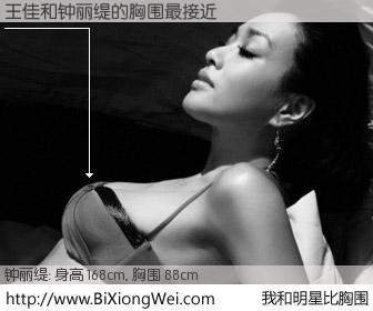 #我和明星比胸围# 身高 167cm，胸围 88cm，哇，我的神啊！王佳与香港影星钟丽缇的胸围最接近！有图有真相：