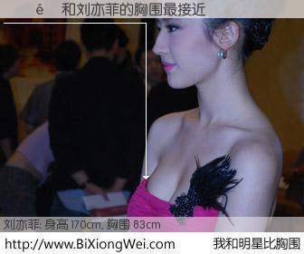 #我和明星比胸围# 身高 170cm，胸围 83cm，毫无疑问，���与内地明星刘亦菲的胸围最接近！有图有真相：
