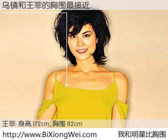 #我和明星比胸围# 身高 172cm，胸围 82cm，不用多说，乌镇与内地歌星王菲的胸围最接近！有图有真相：