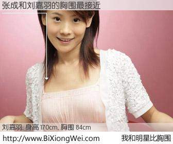 #我和明星比胸围# 身高 170cm，胸围 84cm，奇迹发生了！张成与内地演员刘嘉羽的胸围最接近！有图有真相：