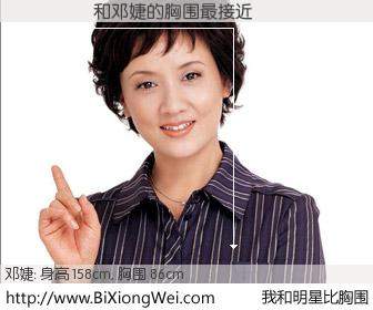 #我和明星比胸围# 身高 158cm，胸围 86cm，哇，我的神啊！����¶与内地明星邓婕的胸围最接近！有图有真相：